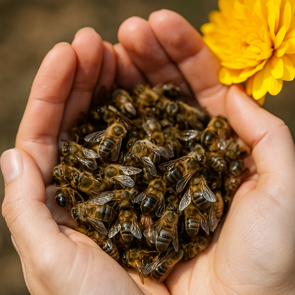 Dried Dead Bees: Preparation and Use