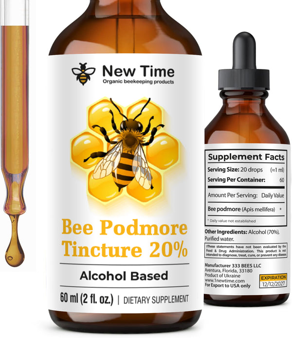 Bee Podmore Tincture 20% – Liquid Alcohol Extract Drops