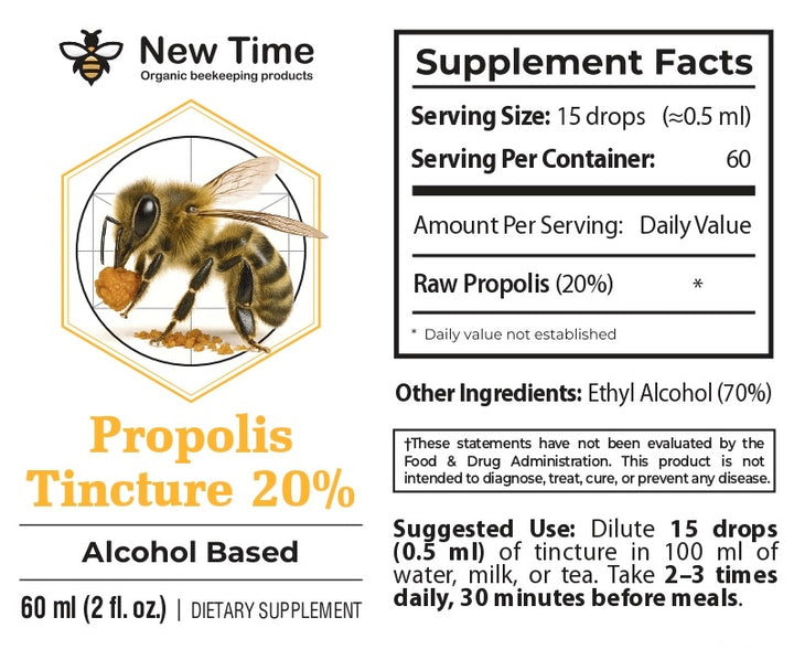Propolis Tincture organic 60 ml ukraine