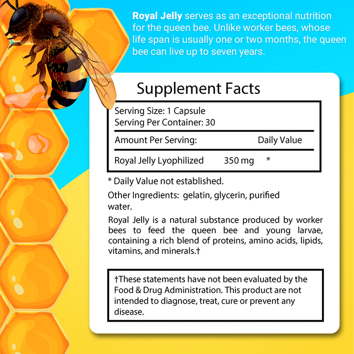 royal jelly supplement facts